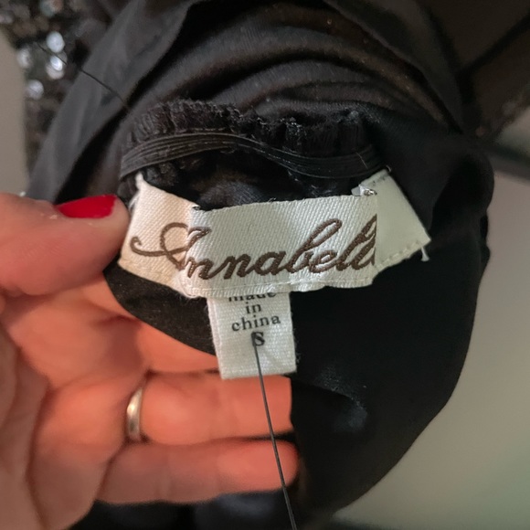 Black sequin party dress sz Small - Picture 7 of 7